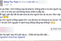 Vì đâu hoa hậu Thu Thảo phản đối phạt tù người ngoại tình?