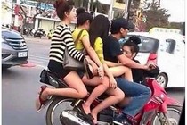 Hoang mang với các pha tham gia giao thông không tưởng