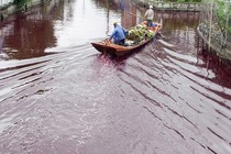 Lộ nguyên nhân nước sông TQ hóa đỏ như máu