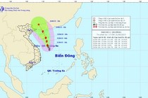 Bão số 1 sẽ mạnh lên cấp 9