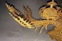Dùng máy dò kim loại tìm kho báu, bất ngờ thấy “chim phượng vàng"