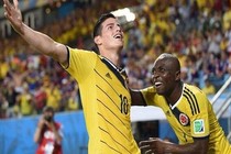 Colombia 2 - 0 Uruguay: James Rodriguez lập siêu phẩm, vượt mặt Messi