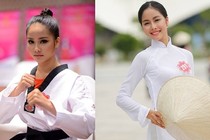 Hot girl giỏi võ trường Y xinh như hoa hậu 