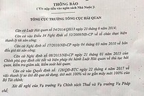 Cảnh báo giả mạo Tổng cục Hải quan thu tiền mua ô tô thanh lý