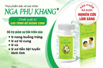 Nga Phụ Khang giúp kiểm soát u xơ tử cung tại nhà hiệu quả