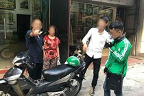 Điên tiết người đàn ông vô cớ chửi đánh tài xế Grabbike