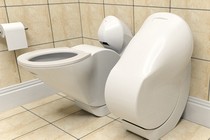 Tiện lợi với toilet gập lại và tiết kiệm 50% nước 