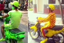 Cười nứt rốn với trang phục ra đường quái chiêu của dân Việt