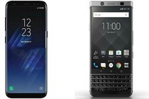 BlackBerry KEYone so kè cùng Galaxy S8