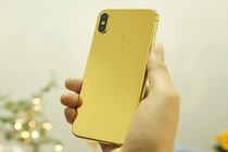 Tận mục iPhone X mạ vàng siêu sang tại Việt Nam