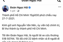 Quận 3 phản bác thông tin ông Đoàn Ngọc Hải phản ánh trên Facebook