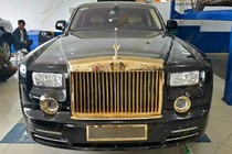 Rolls-Royce Phantom “độ” Rồng thời Lý, mạ vàng ở TPHCM