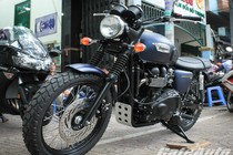 Ngắm “xế lạ” Triumph Scrambler 2014 về VN