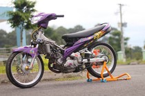 Yamaha Exciter tím mộng mơ của biker yêu tốc độ