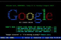 Quay lại Internet năm 1980 với Google phiên bản MS-DOS