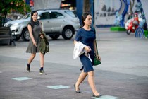 Đi bộ trên phố ô nhiễm coi như “công cốc”
