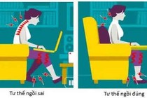 Chống đau lưng bằng tư thế ngồi và đứng đúng