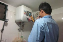 Đừng tự súc rửa bình nóng lạnh
