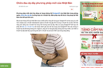 Dược phẩm Đông Đô quảng cáo thực phẩm chức năng là thuốc