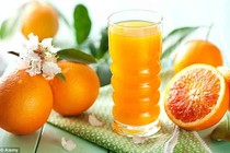 Say rượu nên uống nước cam
