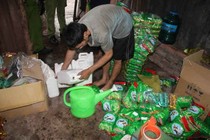 “Chỉ mặt” trà tẩm hóa chất