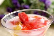 Cháo dưa hấu giải nhiệt nắng nóng