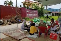 Dân lập chốt phản đối công ty gây ô nhiễm môi trường