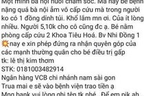 Cảnh báo tình trạng mạo danh bệnh viện để lừa đảo trên mạng xã hội