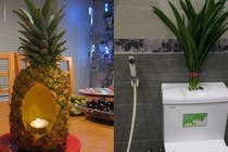 Nến khử mùi từ quả dứa