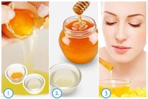 Trứng gà - mật ong làm đẹp da
