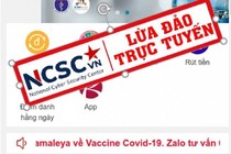 Ứng dụng giả mạo yêu cầu đăng ký mua và tiêm văcxin dịch vụ.

