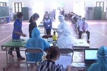 Xét nghiệm Covid-19 cho học sinh tại Bắc Ninh trong tháng 7.2021
ẢNH B.N