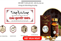 Thực phẩm bảo vệ sức khỏe Trường Xuân Vương: ﻿﻿Bị "tuýt còi" vẫn vi phạm