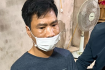 Nghi phạm Phạm Văn Dũng bị bắt giữ .