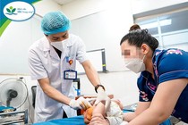 Tưởng vết bớt nào ngờ u máu lớn viêm loét và hoại tử nặng