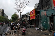 Hiện trường vụ cháy.