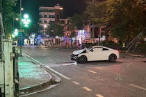 Hiện trường vụ tai nạn.