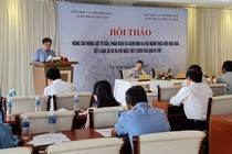 TSKH Phan Xuân Dũng, Bí thư Đảng đoàn, Chủ tịch VUSTA phát biểu tại hội thảo.
