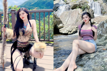 Hot girl Nghệ An có họ lạ, sở hữu vòng 3 gần 1m cực quyến rũ