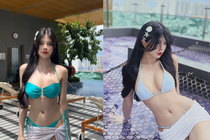 Nữ MC quyến rũ nhất làng game diện bikini, hóa nàng tiên cá 