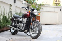 "Soi" Triumph Bonneville T120 giá 550 triệu đầu tiên tại VN