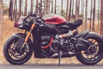 Siêu môtô Ducati 1199 Panigale S “lột xác” streetfighter