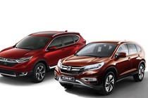 Honda CR-V 2017 đọ dáng nuột bên "người cũ"