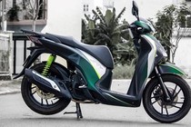 Honda SH đời cũ độ áo đấu "siêu ngầu" tại VN 