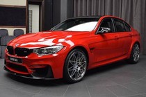 Đại gia Ả Rập “thửa” BMW M3 với màu áo Ferrari