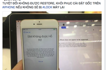 Nhiều iPhone xách tay tại Việt Nam bỗng dưng không nhận SIM