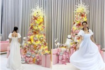 Cơ ngơi 50 tỷ của Ngọc Trinh trang trí Noel lộng lẫy như lâu đài