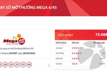 Tìm thấy 3 vé số trúng độc đắc Vietlott hơn 75 tỷ đồng