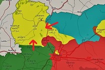 Xe tăng Thổ Nhĩ Kỳ tràn vào bắc Aleppo đánh người Kurd