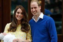 Hình ảnh tiểu công chúa Anh mới sinh gia đình William - Kate